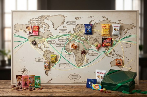Enorme variedade de produtos de todo o mundo